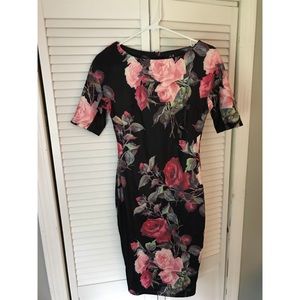 Floral midi dress